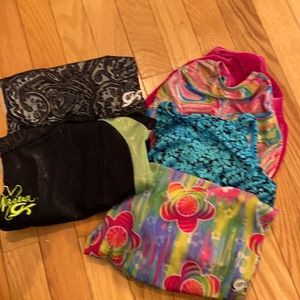 Lot of 5 GK Leotards Size Child Medium